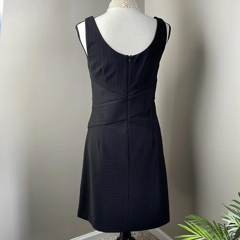 Ann Taylor Bandage Wrap Ribbed Tank Style  Little Black Dress  Size 8